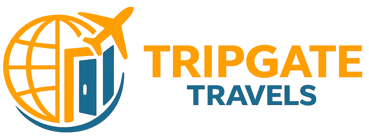 TripGate Travels Logo - Travel and Tourism Company
